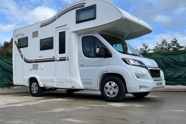 Rocky Motorhome Hire in Derbyshire, 4-Berth Compact Camper